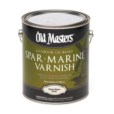 SPAR Old Masters Semi-Gloss Clear Oil-Based Marine  Varnish 1 gal 92501